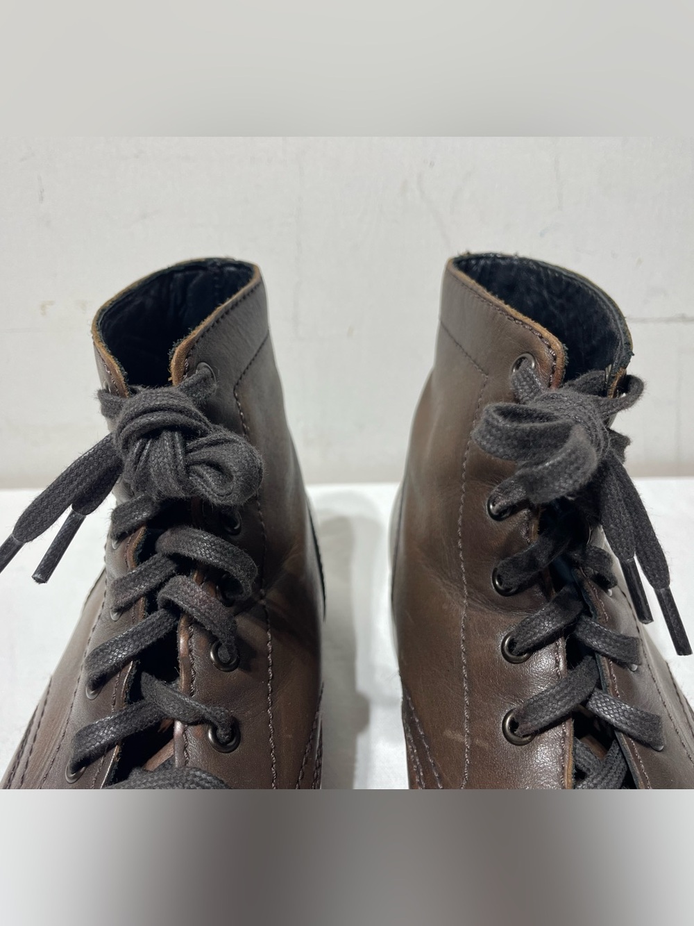 Thursday Boot Co Everyday Service Boots Mens 10 Brown Leather Goodyear Welt - Picture 4 of 14